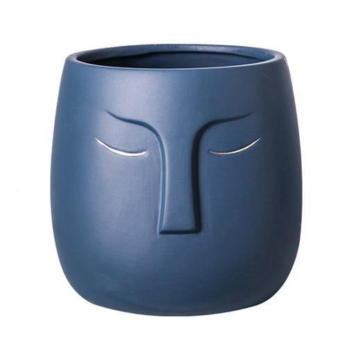 Restful Gaze Abstract Face Planter